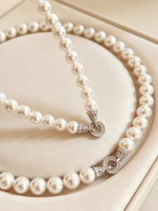 YISHU | New White Pearl Luxurious Necklace