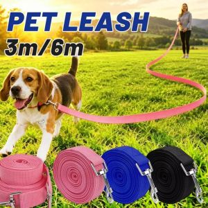 PawPulse【Local Stock】3/6M Heavy Duty PP Pet Leash Waterproof Wear Resistant Zinc Alloy Anti-escape Hook Outdoor Walking Lead for Small Medium Dogs