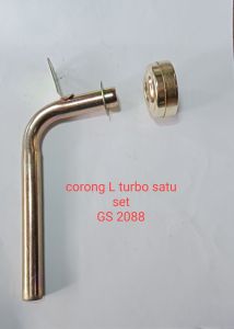 Pipa lilin dan burner kompor gas TURBO GS 2088 dijual satu set seperti di poto produk