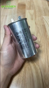 Tụ Đề Tụ Nhôm Tụ Ngậm 80uF 450V Tụ Kapa EUNSUNG Kích Thước 100x55mm Tụ 65 CBB 80MF Chữ Ngang - LinhKien HD audio