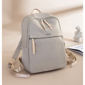 MINGKE Womens Backpack Laptop Bag 13 14 15.6 inch Business Elegant Minimalist Water resistant Shockproof