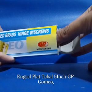 Engsel Plat Tebal jendela Pintu Kuning 5" GP GOMEO