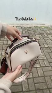Tas Selempang Wanita Irvanbagshop Sabrina 2 Ruangan Hitam