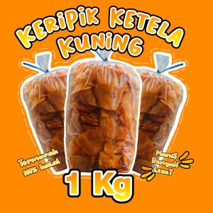 Keripik Ubi Kuning Manis Gurih Renyah 1KG Termurah!!!