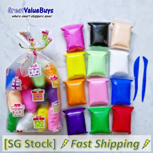SG stock Ready Packed Goodie Bag 12 colour Clay Gift Set Air Dry Super Light Clay Pre-packed Birthday