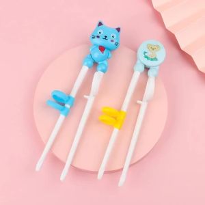 1PC Kid Practice Chopsticks - Cartoon Plastic Training Chopsticks for Toddlers & Children to Master Eating Skills