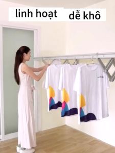 Ibed Giàn phơi đồ inox co giãn thông minh Giàn Phơi Thông Minh Gắn Tường Giàn Phơi Quần Áo Thích Hợp Căn Hộ Chung Cư Diện Tích Nhỏ thanh 3/4/5 Giàn Phơi Inox 4 Cực 5 Cực - Lazada