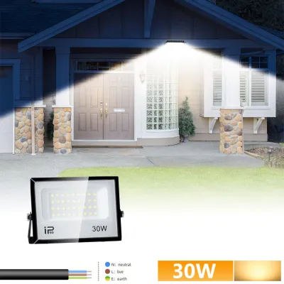 Led Flood Light IP66 Waterproof 100W 200W Outdoor Floodlight Spotlight LED Reflector Street Lamp Wall Flood Lights