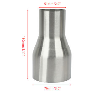 Bộ Nối Giảm Tốc Ống Xả Bằng Thép Không Gỉ Đa Năng Khớp Nối Ống Đường Kính 51mm-89mm Phạm Vi Kết Nối 2-3.5