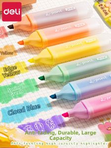 De Li | Anti-Smearing Large Capacity Highlight Pen