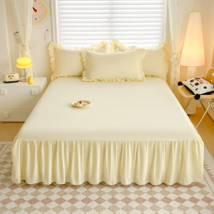 Four Seasons Pure Cotton Bed Skirt Protective Dustproof 1.5m 1.8m Double Bed Can Be Washed Machine Washable Bed Cover