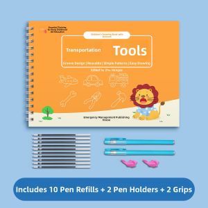 STARRY ARK | Child Drawing Book with Grip Training and Simple Sketching