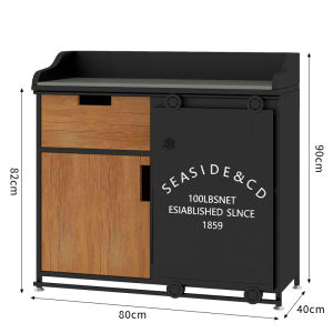 OUJUGEJIAJU | Industrial American Ironwork Cabinet