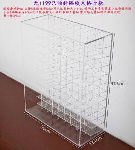 Influencer Picks Dustproof Acrylic Lipstick Storage Box Lip Lacquer Desktop Shelf Multi-Grid Cosmetics Display Display
