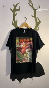 Kaos WANDA VISION COMICS Premium / KAOS DISTRO hitam marvel superhero avengers cotton combed 30s keren vintage murah