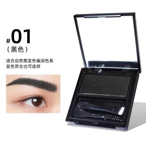 Waterproof Sweatproof Long-lasting Single-color Eyebrow Powder Black Grey Brown Deep Coffee Non-smudging Eyebrow Palette