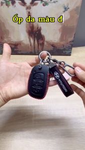 Ốp Da Chìa Khóa Xe Hyundai i10 Màu Nâu Và Màu Đen Bảo Vệ Chìa Khóa