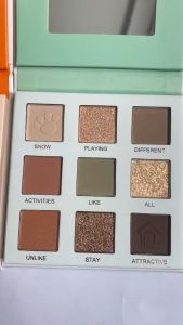 สินค้ามาใหม่ พาเลทอายแชโดว์ Novo 1 ตลับ 9 เฉดสี เนื้อเเมท เนื้อชิมเมอร์โทนสีน้ำตาล No.5342