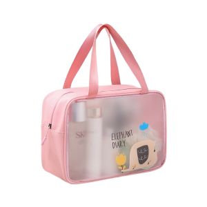 Waterproof Cosmetic Toiletry Bag with Cartoon Graphics in PVC B03