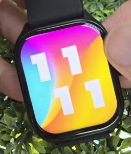 Awei H21 Elegant Black Smartwatch with Bluetooth Connectivity Heart Rate & Sleep Monitor - New
