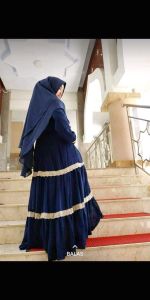 Gamis Ceruty Bebydoll Premium/Gamis Remaja Kekinian/Gamis Renda Terbaru