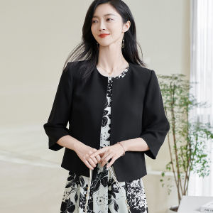 Misoshine | Elegant Petite Short Blazer White
