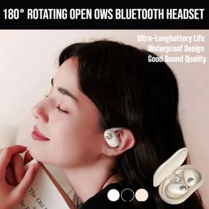 180° Rotating Open Ows Bluetooth Headset Wireless Bluetooth Waterproof Headphones Ear-Clip Comfortable To Wear