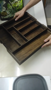 Khay Chia Ngăn Mở Rộng Chất liệu Gỗ Thermo wood