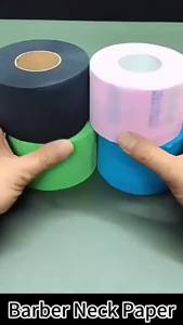 1Pcs Barber Shop Disposable Hair Cutting Neck Paper With Elasticity And Adjustable Neck Protection Paper Neck Strap
