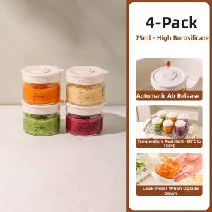 Ankou | Highly Transparent Easy-to-Clean Heat-Resistant Freshness Storage Bottles