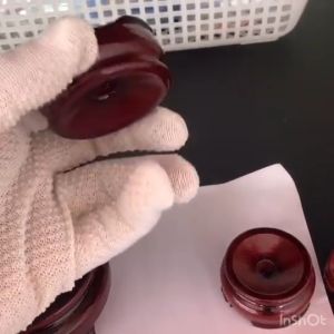 2pcs Stand Kayu Bola Stand Holder Kayu Penyanggah Bola Untuk Display Retro Ball