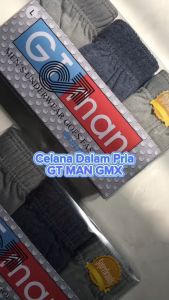 Grosir 6 Pcs Celana Dalam Laki Laki GT Man GMX Lusinan | CD Pria Dewasa Murah Berkualitas Adem