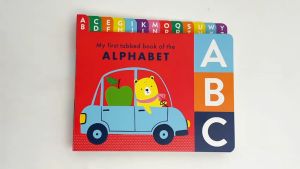 My First Alphabet Tabbed Board Book To Learn ABCs With Colourful Illustrations For Toddlers & Kids