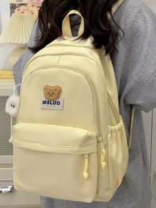 OUDENGPAI | Waterproof Large Capacity Backpack For Junior And Primary School Girls Student Double Shoulder Bag High Aesthetic Value School Bag