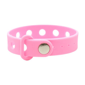 Vòng Tay Silicon Có Thể Điều Chỉnh 21cm Dành Cho Người Lớn Và Trẻ Em Vòng Tay Thể Thao Có Lỗ Vòng Tay Nhóm Phù Hợp Với Nút Kẹp