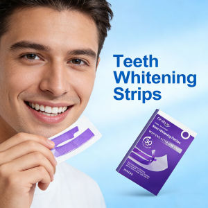 oralhoe | Purple Teeth Whitening Strips Tooth Stain Remover Tooth Plaque Removal Color Correction Non Sensitive Whitening Teeth Patch 7pcs