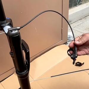 New MTB Mountain Bike Bicycle Parts SR ST Fork Remote Lockout Lever With Cable for XCR XCM EPIXON EPICON Suspension Forks