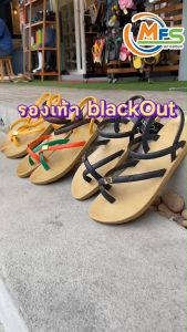 รองเท้าแตะ BlackOut Toeloop Slingback รองเท้าแตะคีบโป้งรัดส้น รองเท้ายางกันลื่นดีไซน์สวย สำหรับผู้หญิง