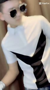 Áo thun nam Áo phông nam phối 2 màu đen trắng nổi bật phon cách trẻ trung năng động thu hút moi ánh nhìn của người đối diện mã H20