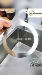 HOME+HOUND Stainless Steel Swan Sink Strainer Basket & Food Catcher for Sink Drain