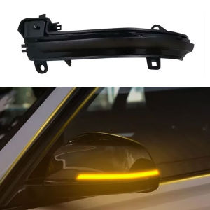 LED แบบไดนามิกไฟเลี้ยวด้านข้างกระจกลําดับสําหรับ BMW 1 2 3 4 Series F20 F21 F22 F23 F30 F31 F32 F33 F34 X1 E84 i3