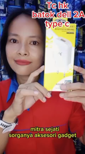 HK Travel Charger Batok DELL 2A Type-C Charger Handphone