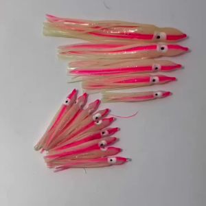 Bộ 10 Mồi Mềm Phát Sáng Hình Mực Cao Cấp Có Móc Câu Nhân Tạo Mô Phỏng Chất Lượng Cao Dành Cho Câu Cá Đêm Trong Sông Biển Hồ