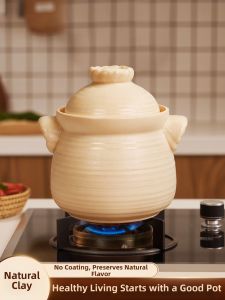 Nồi Đất Sứ Không Tráng Men Chịu Nhiệt Cao