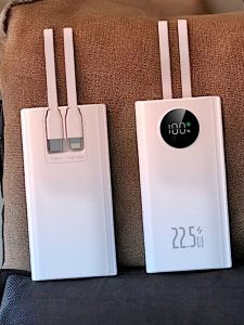 10000mAh มอก.2879-2560แท้ ชาร์จด่วน 4ช่องเสียบ ผ่านการทดสอบด้วยสถาบันไฟฟ้าของประเทศไทย intertech of Thailand 22.5W(Max)