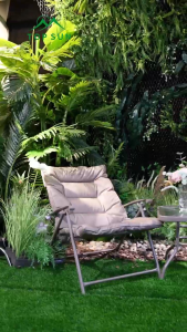 Modern เก้าอี้โซฟา เก้าอี้พักผ่อน เก้าอี้แคมป์ปิ้ง เก้าอี้ ปรับนอนได้ หนานุ่ม หนานุ่ม นั่งสบาย แข็งแรง ทนทาน