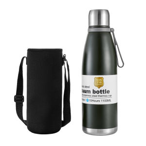 Large Capacity Stainless Steel 316 Insulated Sports Water Bottle Tea Water Separation All Steel Coca-Cola Bottle Men Women Tea Cup