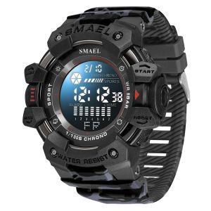 SMAEL | SMAEL Luxury Stopwatch Electronic Watch Mens Fashion Outdoor Countdown Army Military Men Student Alarm Digital Wristwatches