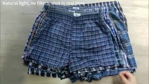 FARDLY Mens Cotton Classic Checkered Pants Random Loose Boxer Shorts Skin friendly Comfortable Breathable Underwear Gentlemen
