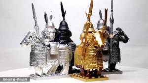 Ancient Warrior Figure Building Blocks